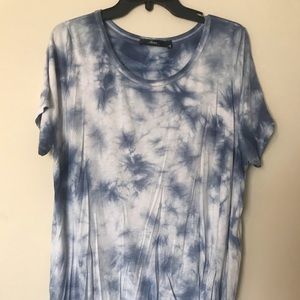 Blue Tie Dye Blouse